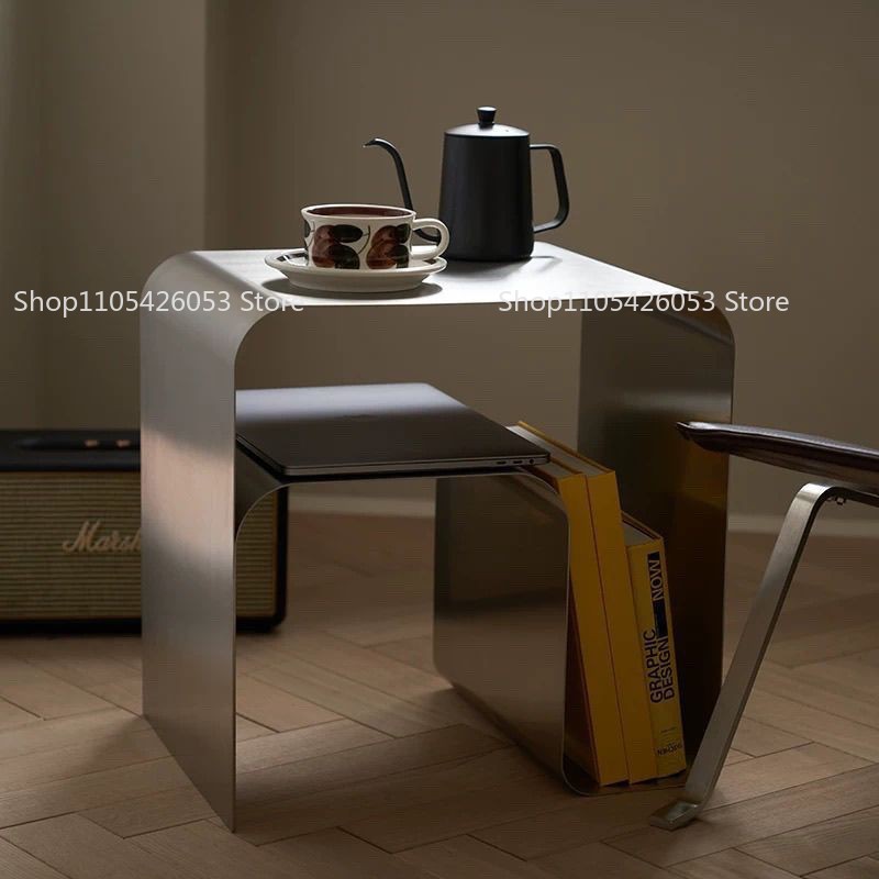 Home Office Sofa - طاولة جانبية من الفولاذ المقاوم للصدأ