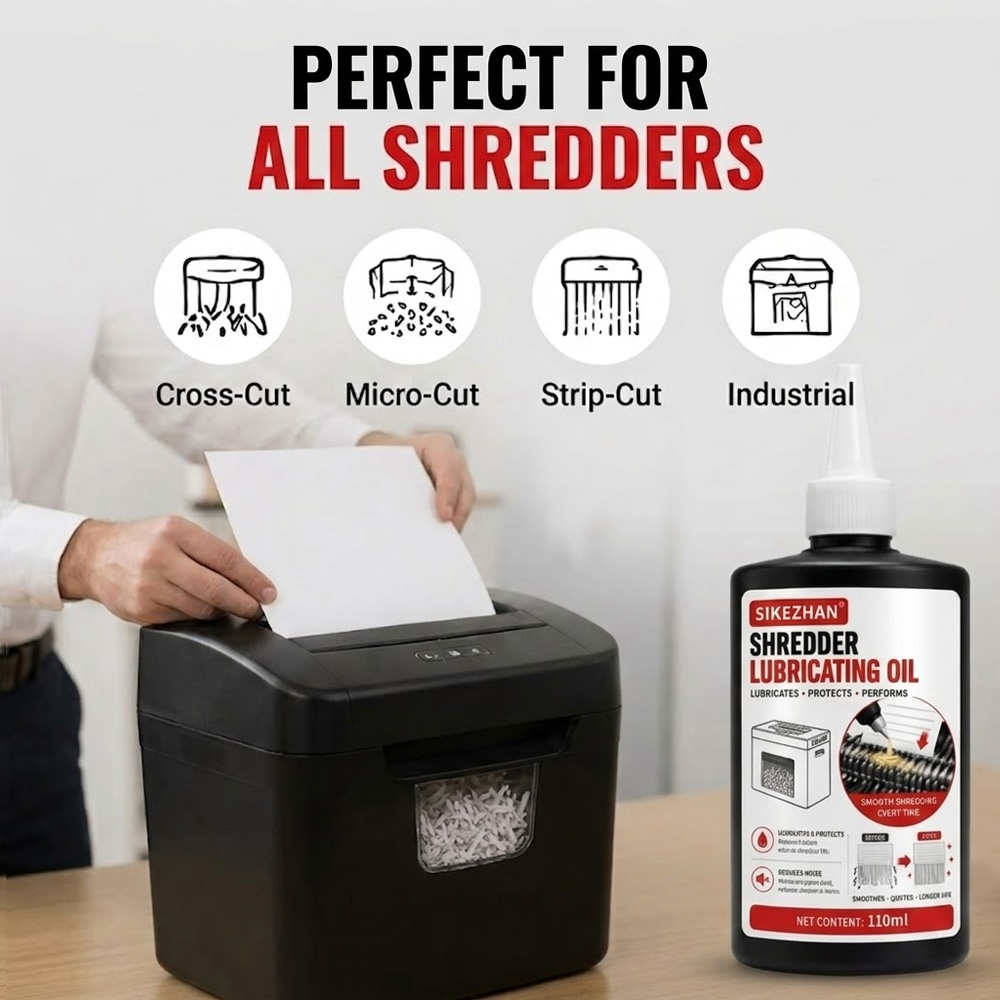 Home Office Paper Shredder - زيت تشحيم آلة التقطيع 110 مل