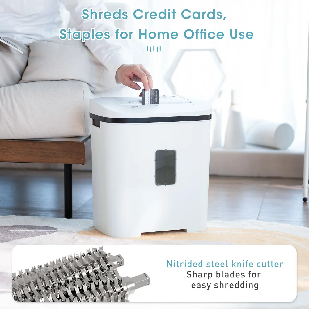 Home Office Paper Shredder - ماكينة تقطيع الورق المكتبية منخفضة الضوضاء