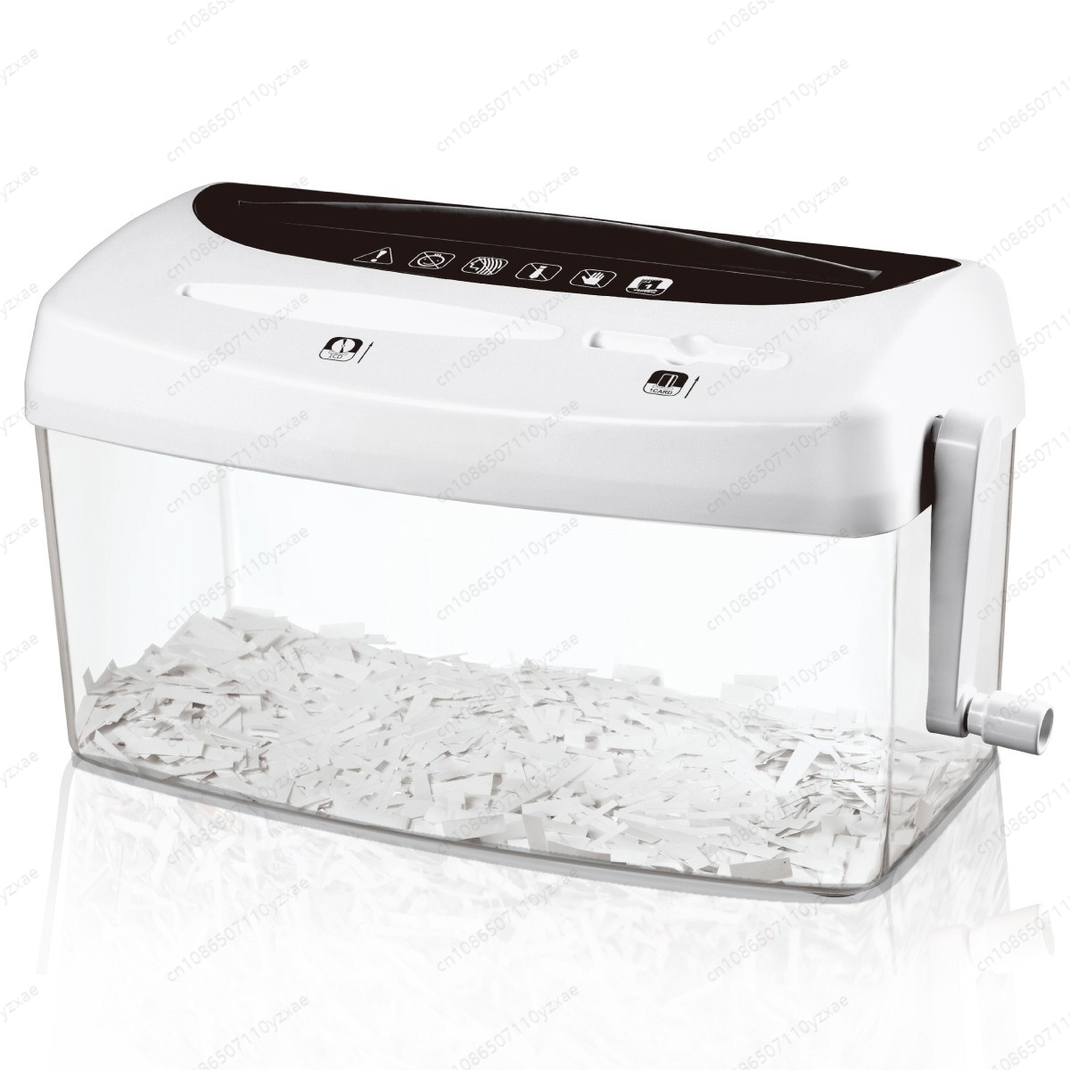 Home Office Paper Shredder - ماكينة تقطيع الورق اليدوية، أداة سطح