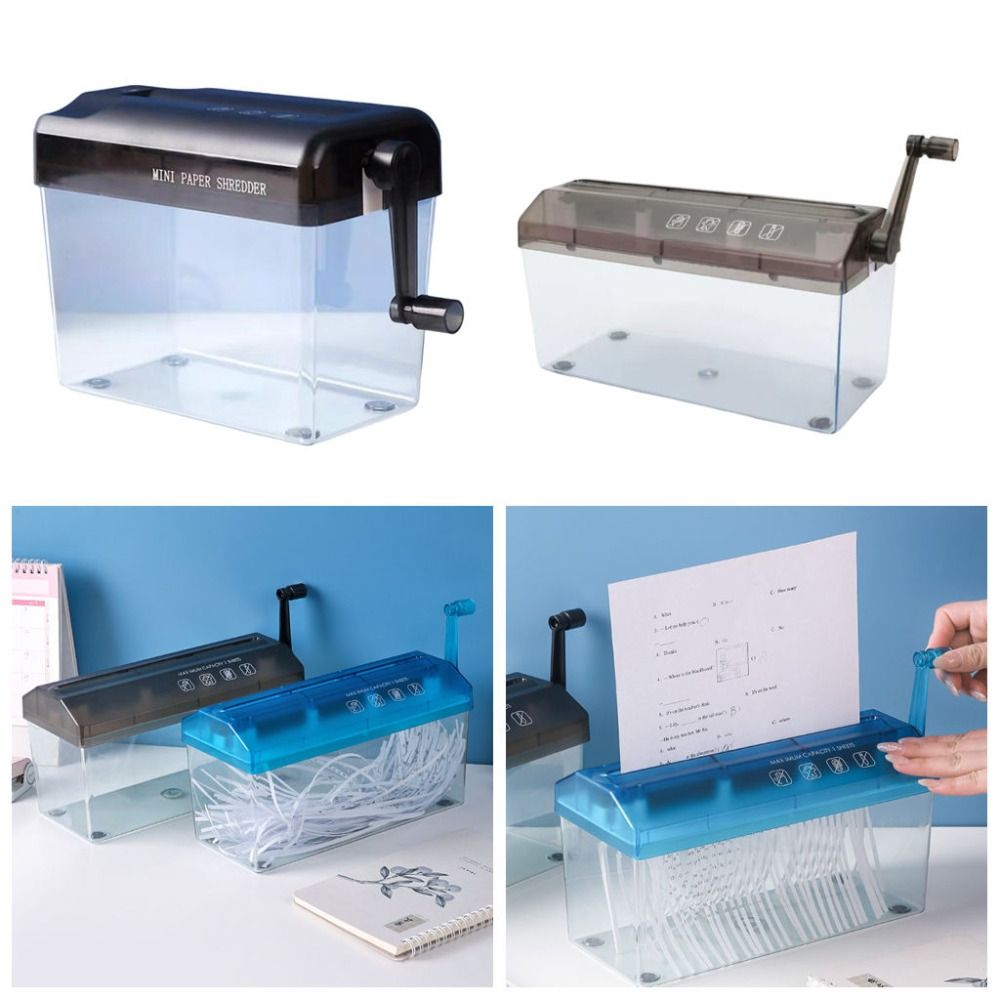 Home Office Paper Shredder - آلة تمزيق يدوية عالية الجودة من