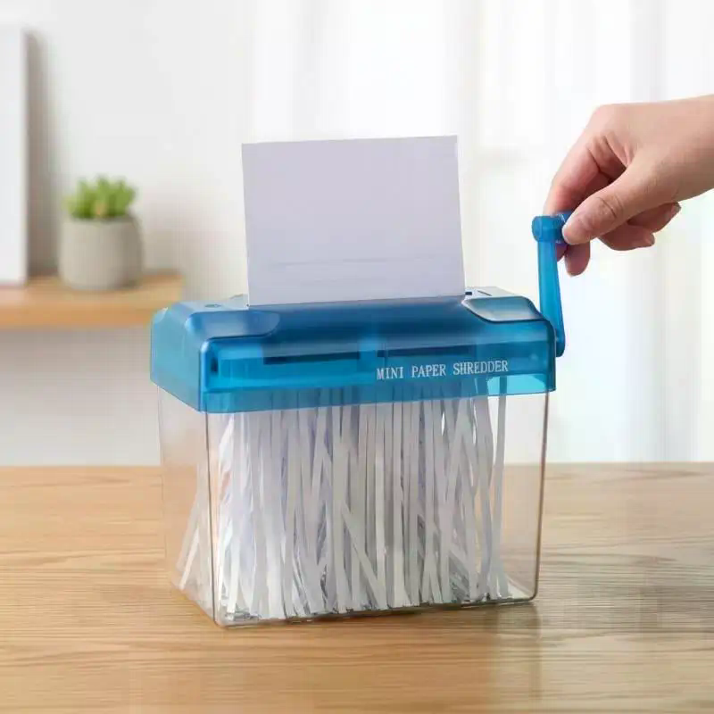 آلة تمزيق ورق يدوية محمولة صغي - مراجعة Home Office Paper Shredder وسعره