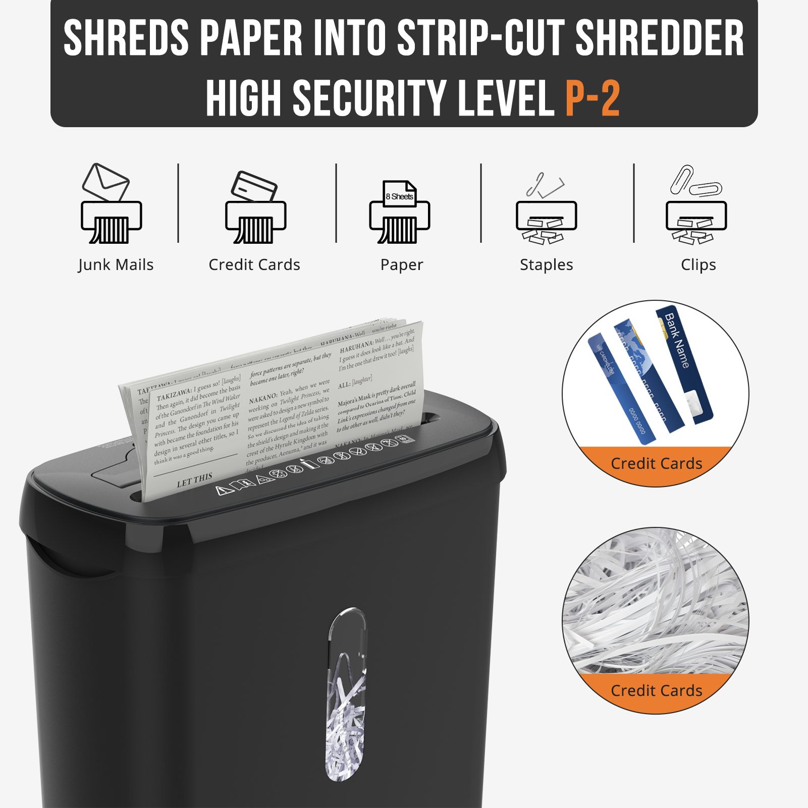 آلة تمزيق الورق للمكتب المنزلي - مراجعة Home Office Paper Shredder وسعره