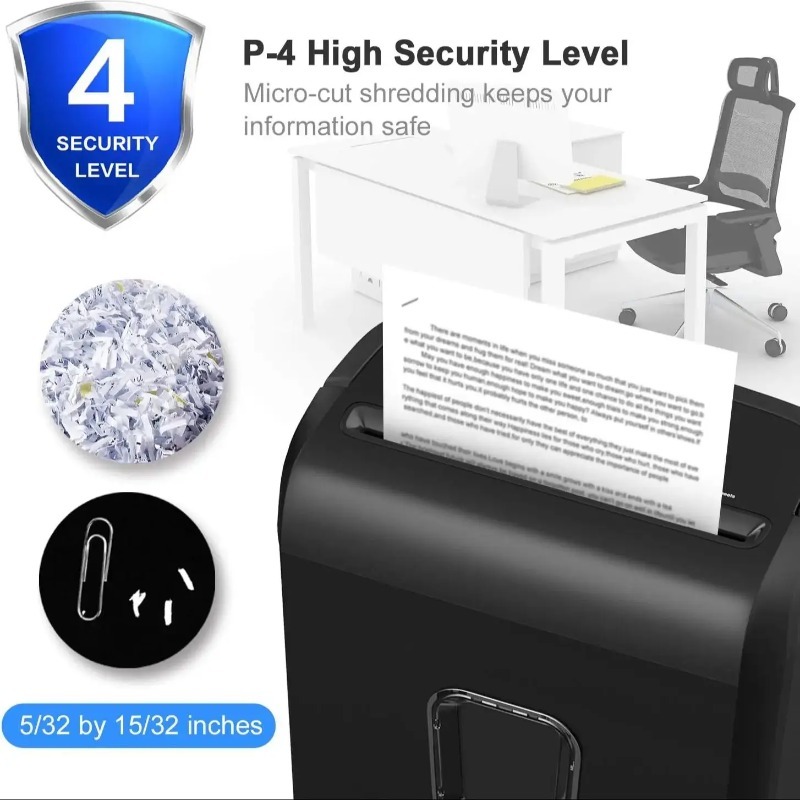 ماكينة تقطيع الورق ذات 6 أوراق - مراجعة Home Office Paper Shredder وسعره
