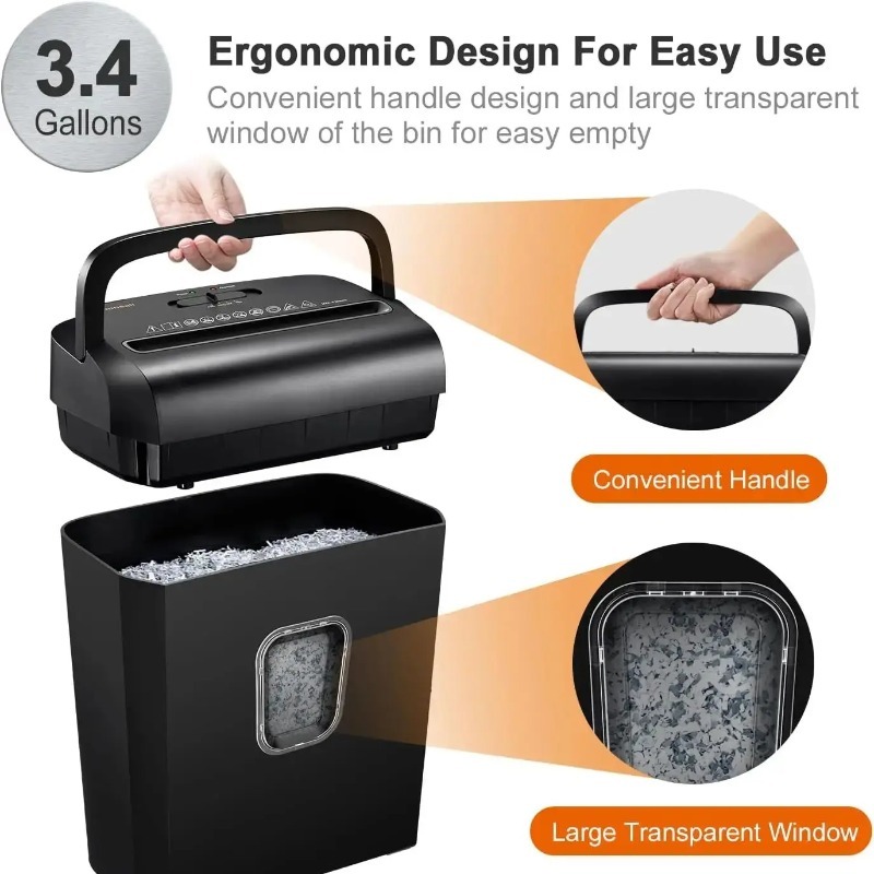ماكينة تقطيع الورق ذات 6 أوراق - مراجعة Home Office Paper Shredder وسعره