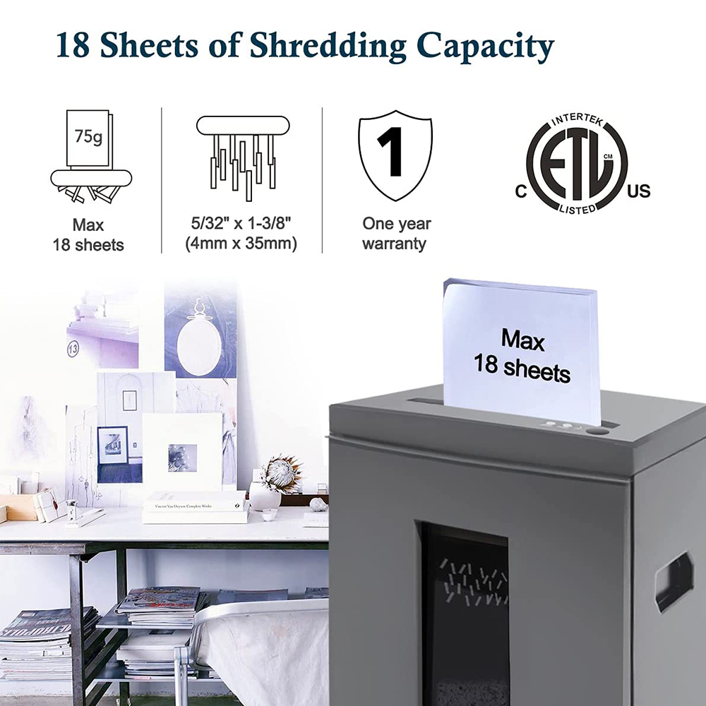 ماكينة تقطيع الورق للمكتب المن - مراجعة Home Office Paper Shredder وسعره