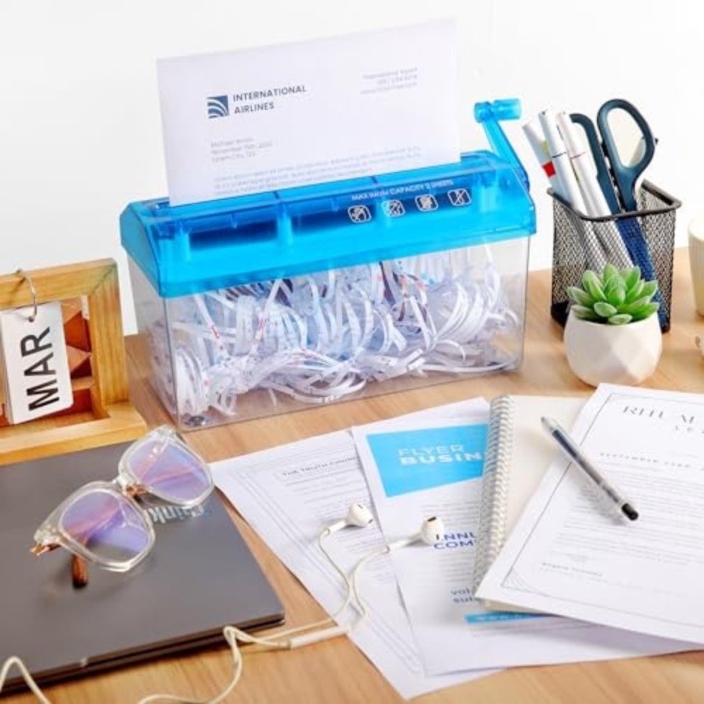 آلة تمزيق يدوية عالية الجودة م - مراجعة Home Office Paper Shredder وسعره