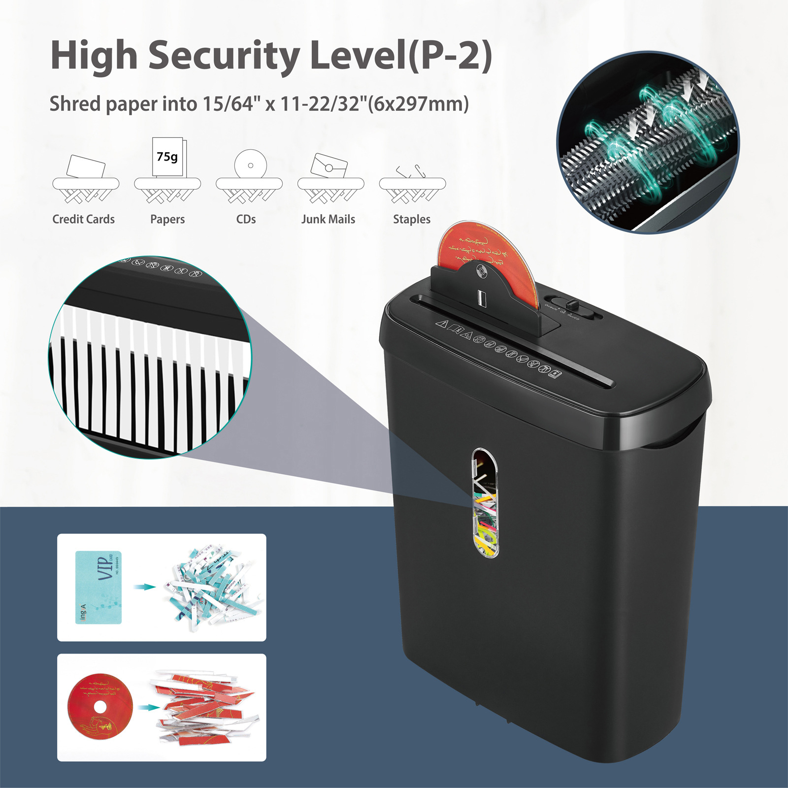 آلة تمزيق الورق للاستخدام المك - مراجعة Home Office Paper Shredder وسعره
